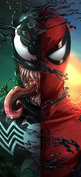 Дерев'яний класичний пазл Venom X Spidey, А5, Картонна коробка 35 елементів
