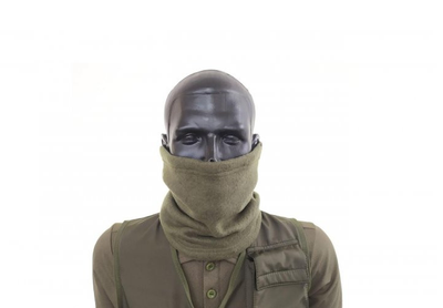 Зимовий флісовий бафф Fleece 220 LE2719 оливковий тактичний