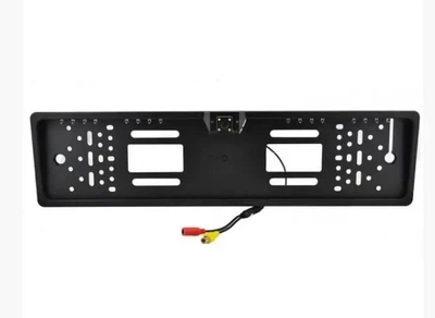 Камера заднего вида рамка 16LED Black с подсветкой номера черный (2104618476)