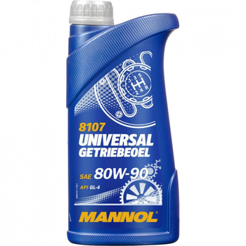 Трансмиссионное масло Mannol UNIVERSAL GETRIEBEOEL 1л 80W-90 (MN8107-1) (243211)