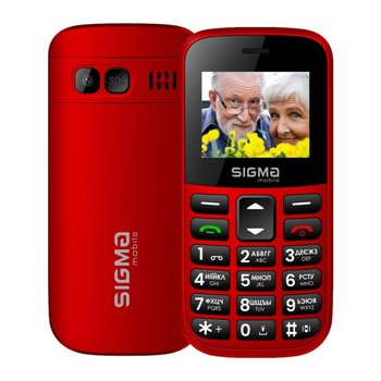 Мобільний телефон Sigma Comfort 50 EASY TYPE-C Red (4827798585221) (243335)