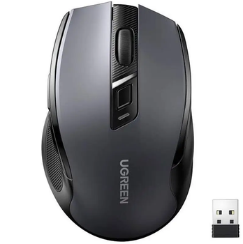 Беспроводная мышь Ugreen MU006 Bluetooth & 2.4G бесшумная 4000DPI 6 кнопок (90855)