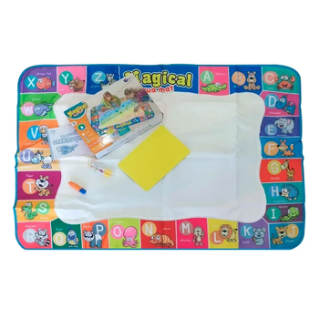 Дитячий килимок для малювання водою Aquamagic Magical Aqua Mat розвиваючий аквакилимок із водними маркерами (AMA757-AV)