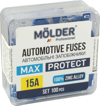 Предохранители плоские мини (Molder) уп. 100шт. (15A) MA22215