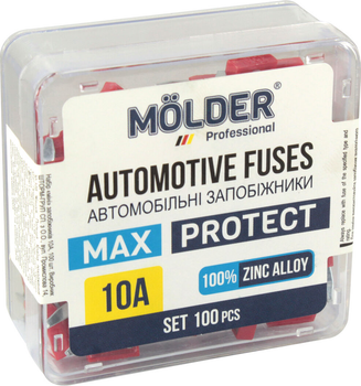 Предохранители плоские мини (Molder) уп. 100шт. (10A) MA22210