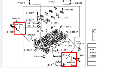 Оригінальне кільце ущільнювальне клапана vvti MN163682 ASX, OUTLANDER III, Оутлендер