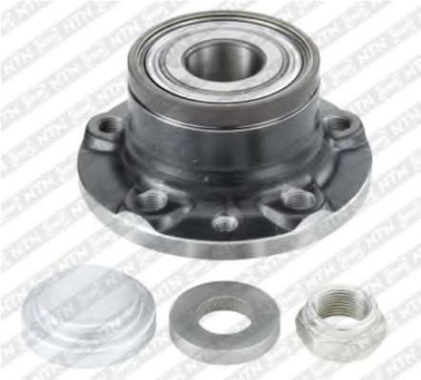 Ступиця колеса в зборі задня SNR (R141.26)
