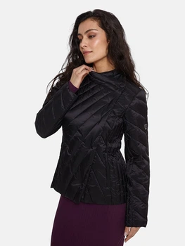 Куртка демісезонна коротка жіноча Huppa Agnessa 18478017-90009 2XL Чорна (4741632010512)