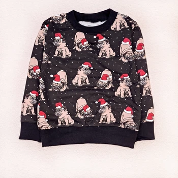 Свитшот Dexter`s детский футер christmas pug 110 см