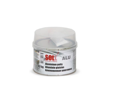 Шпаклівка з алюмінієм 0.5 кг SOLL Alu (теплостійка)