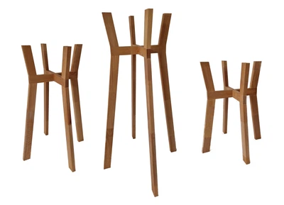 Підставки для кімнатних рослин, вазонів WoodDecor з натурального дерева