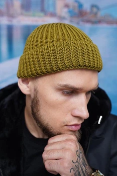 Чоловіча шапка Оливковий Braxton"Гаррі"