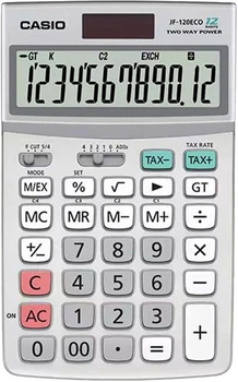 Калькулятор настольный Casio 12 разрядов Серый (JF-120ECO-W-EP)