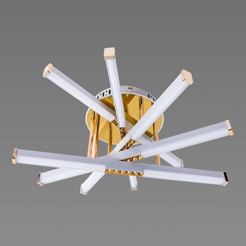 Люстра Sirius B YH839/5 WT+GD 65W с пультом