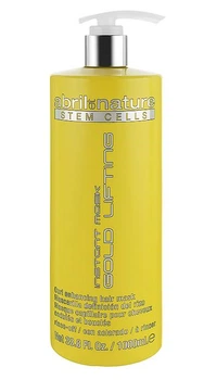 Маска Abril et Nature зі стовбуровими клітинами для кучерявого волосся Stem Cells Instant Mask Gold Lifting 1000 мл