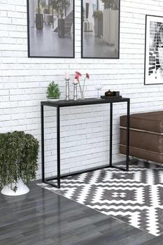 Консольний столик в стилі лофт EcoLoft DSP-1157 Чорний