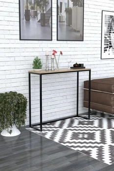 Консольный столик в стиле лофт EcoLoft DSP-1157Д Дуб Аппалачи