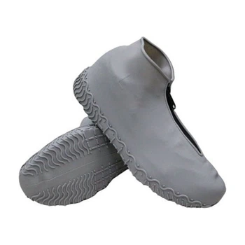 Бахилы на обувь силиконовые с застежкой LVR 016 M 32-37 Gray (17557)