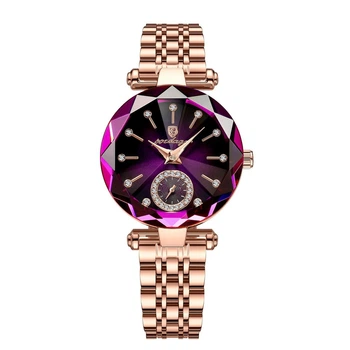 Жіночий годинник Poedagar Violet / Наручний годинник зі стразами (Violet)