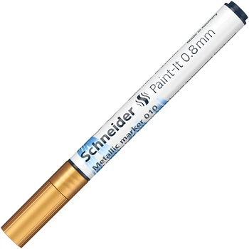 Маркер металік Schneider Paint-It 08 мм золотий 1 шт. (ML01001066)