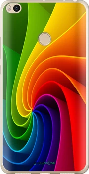 Чехол на Xiaomi Mi Max 2 Радужный вихрь "747t-994-70447"