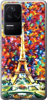 Чехол на Xiaomi Poco F4 Париж "830u-3917"