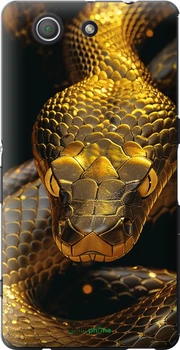 Чехол на Sony Xperia Z3 Compact D5803 Golden snake "6072u-277"