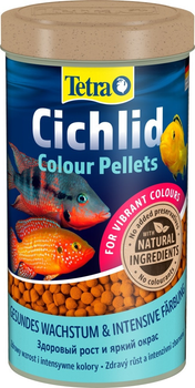 Корм Tetra Cichlid Colour для аквариумных рыб в гранулах)