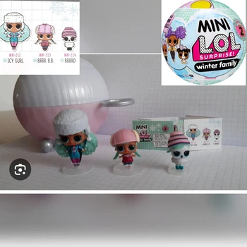 Игровой набор Lol Surprise mini winter family 2 icy gurl brrrd b b series мини семейка winter chill кукла лол