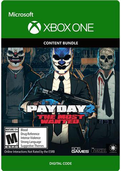 Gra Xbox One Payday 2: The Most Wanted Bundle DLC (Klucz elektroniczny) (8806188716212)