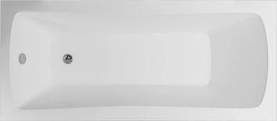 Ванна акриловая Helmken Luna 150x70 см (989378PE56) комплект 4 в 1: прямоугольная ванна, ножки, Белая фронтальная и боковая панель
