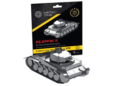 Коллекционная модель-конструктор Танк Pz.Kpfw. II, Metal Time (MT060), 42 дет.