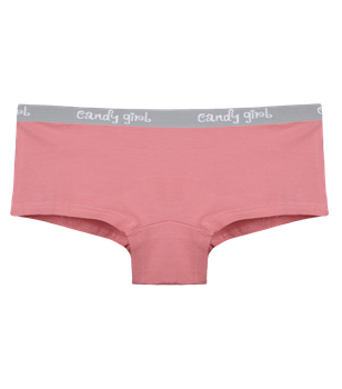 Подростковые трусы шортики с принтом Candy Girl для девочки - Donella - 5771PD7 - 146-152 см - Светло-красный