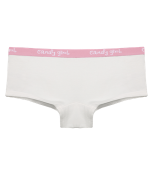 Подростковые трусы шортики с принтом Candy Girl для девочки - Donella - 5771PD7 - 146-152 см - Молочный