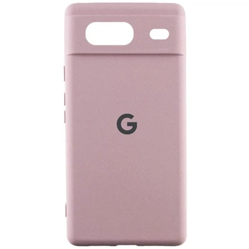 Чехол Silicone Cover (AAA) with Logo для Google Pixel 8a Pink