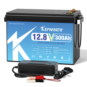 Аккумулятор Kepworth LiFePO4 12V 300Ah 3840W с зарядным устройством (литий железо фосфатный АКБ с BMS)
