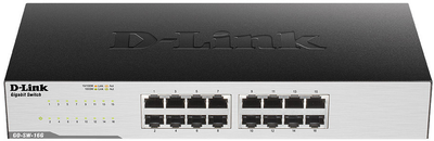 Комутатор D-Link 16-Port Gigabit Easy Desktop Switch (GO-SW-16G/E)