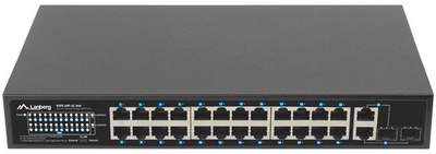 Комутатор Lanberg RSFE-24P-2C-360 24X 100MB POE+/2X COMBO RACK 19" GIGABIT ETHERNET 360W V2