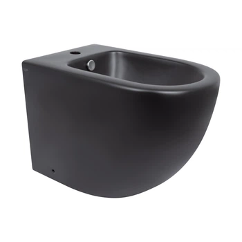 Биде напольное Qtap Robin 565x360x405 Matt black QT13442141CMB