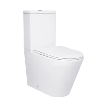 Унитаз напольный Qtap Swan Ultra Quiet с сидением Soft-close 640x360x835 мм QT16222182TW White