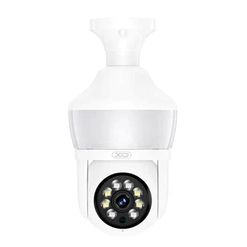 Камера відеоспостереження XO CR05 Magic Bulb 300W Pixel 2.4G Wi-Fi-Bluetooth мережевий цоколь E27 Білий