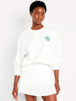 Толстовка женская Old Navy M, Takin' It Easy Club (Белая) 500124714284