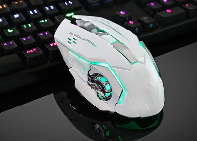 Мишка ігрова безпровідна ESports Backlight White