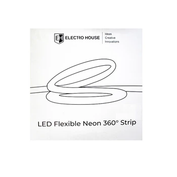 LED стрічка Neon 360 Ø24 мм 5 м , 30Вт 24В SMD2835, 360 діодів, нейтральний білий 4000К, серія Neon, гарантія 3 роки