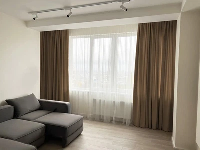 Комплект штор MANA микровелюр Diamond 150*260 см, две шторы. Цвет коричнево-рыжий (216).