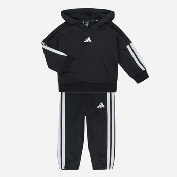 Детский спортивный костюм (худи + штаны) Adidas I 3S Fl Hd Jog JD6484 86-92 см Черный/Белый (4067901305999)