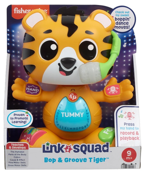  Інтерактивна іграшка Fisher-Price Link Squad Bob & Groove Tiger HYL04 (0194735249688)