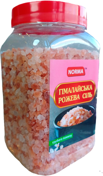 Гималайская розовая соль Norma Крупная 650 г (4820223412062)