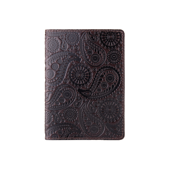 Обложка для паспорта HiArt PC-01-C19-1314-T004 Crystal Brown Silk "Buta Art"