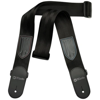 Ремень для гитары DiMarzio John Petrucci Nylon With Leather Ends (DD3100JPBKRD)